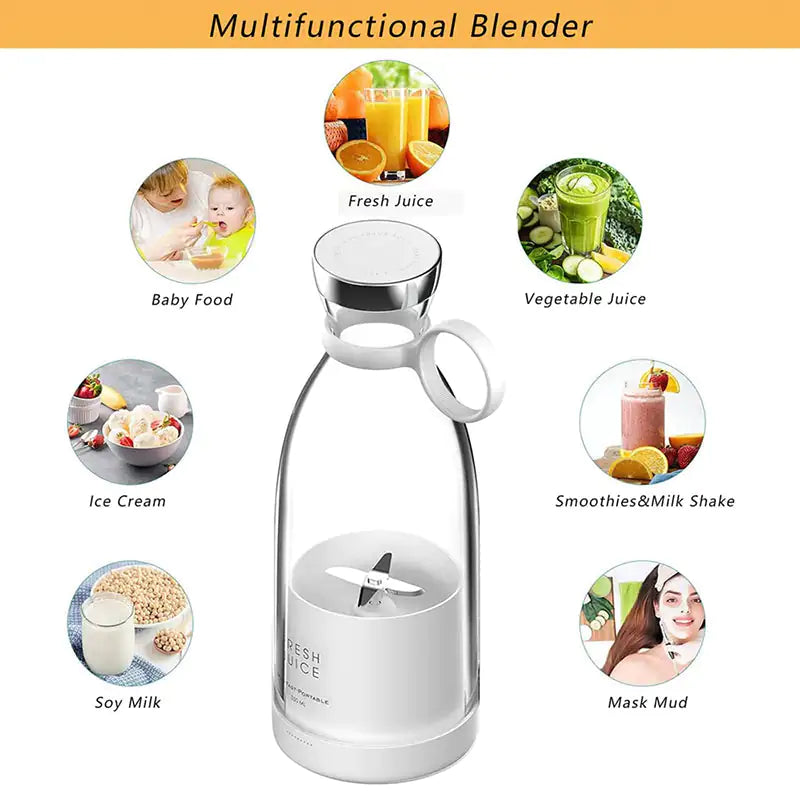 Mini Wireless Blender Rechargeable Juicer