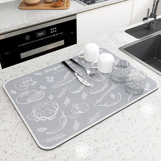 Absorbent Dish Mat