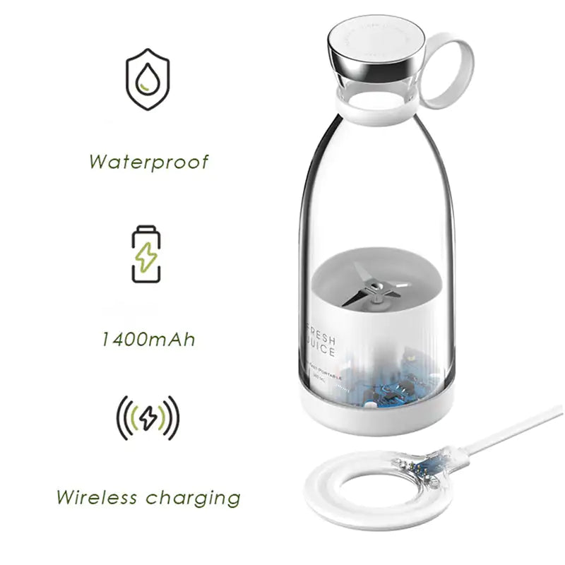 Mini Wireless Blender Rechargeable Juicer