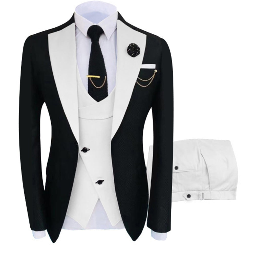 Fit Tuxedo 3 Piece Set For Men