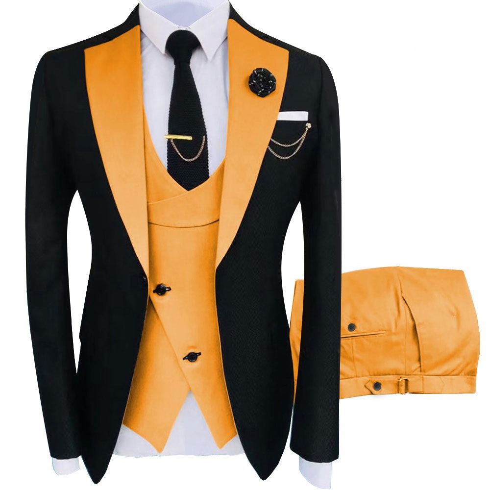 Fit Tuxedo 3 Piece Set For Men