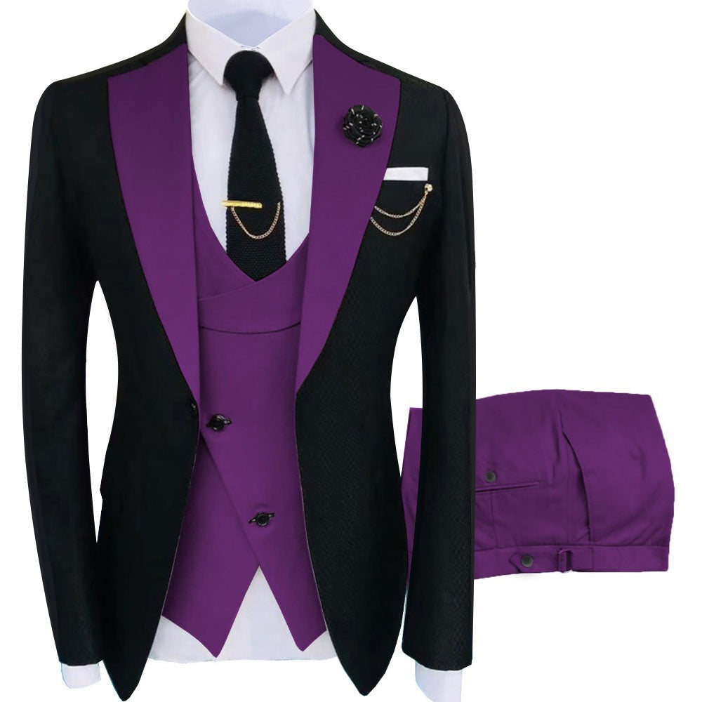 Fit Tuxedo 3 Piece Set For Men