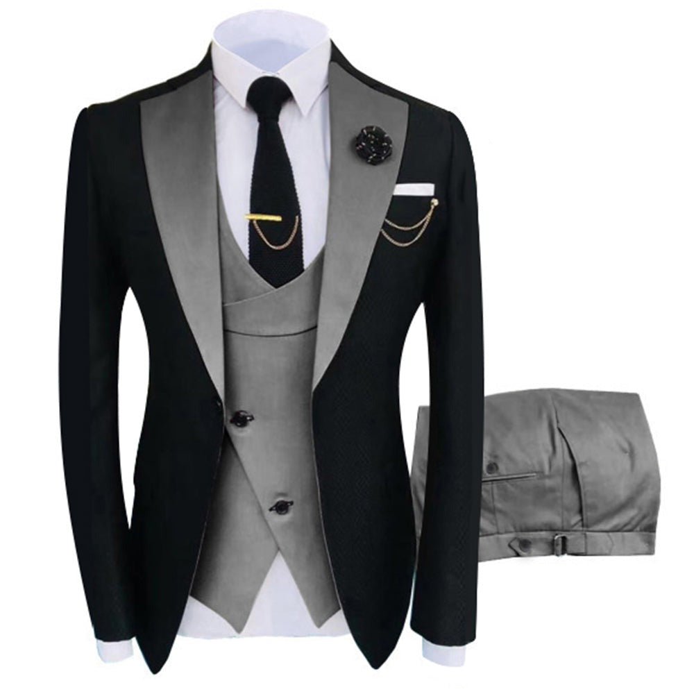 Fit Tuxedo 3 Piece Set For Men